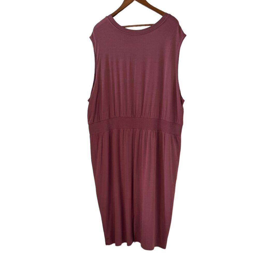Athleta NEW Santorini Cinch Dress In Mauve Rose Size 3X - Picture 8 of 15